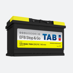 Batería Start Stop TAB SG80 12V 80Ah 760CCA EFB